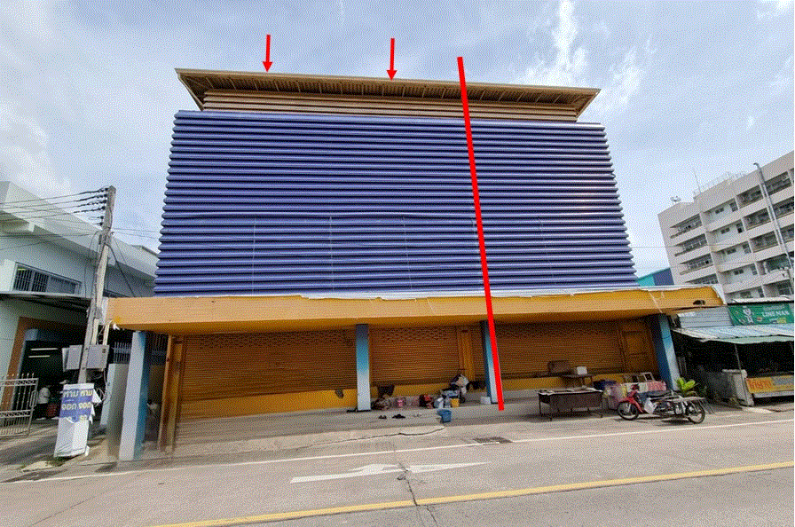 อาคารพาณิชย์หลุดจำนอง ธ.ธนาคารกรุงเทพ นาเกลือ บางละมุง ชลบุรี